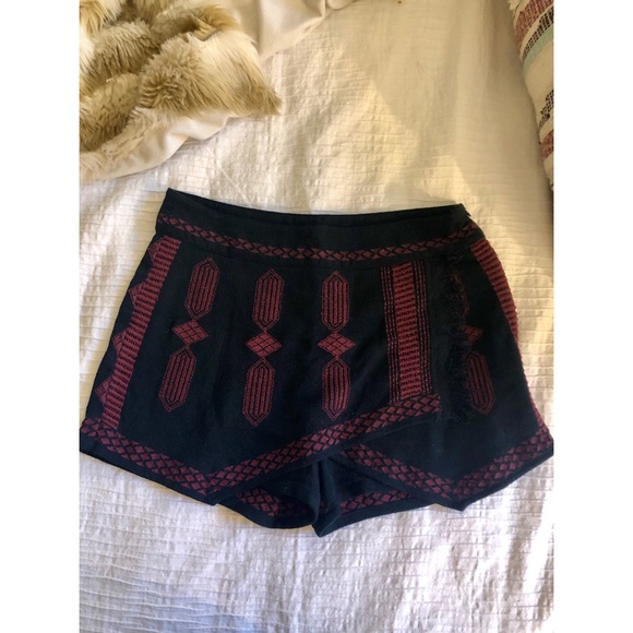 COPY - Free People Tribal Embroidered Skort - Picture 1 of 3